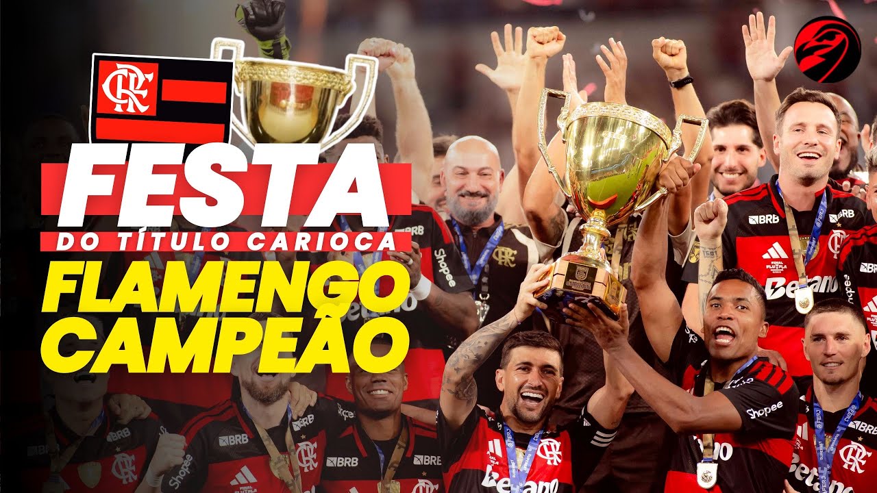 🏆 Veja o FLAMENGO levantando o trof&eacute;u de CAMPE&Atilde;O CARIOCA 2026 | Direto do Maracan&atilde;