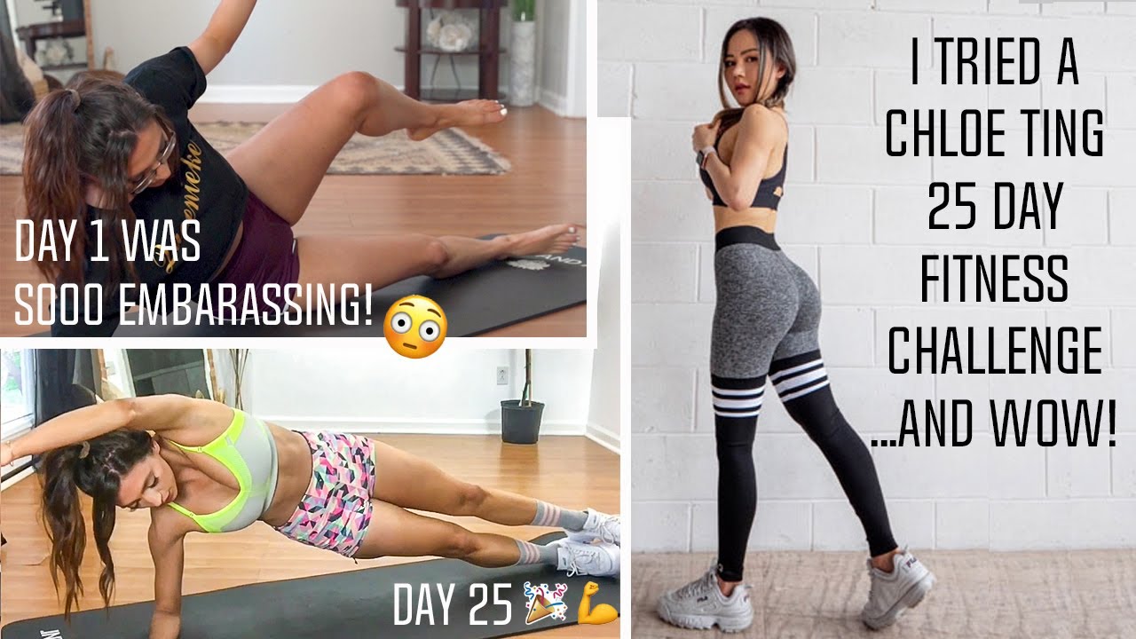 I did Chloe Ting's HOURGLASS Challenge for 25 days and I can't Believe the Results | Toria Curbelo