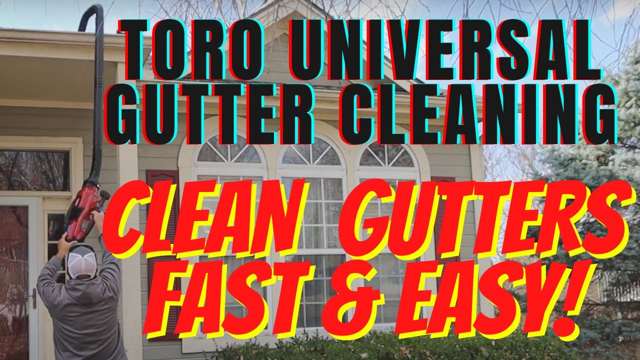 Clean Gutters Fast and Easy | Toro Universal Gutter Cleaning Blower Attachment