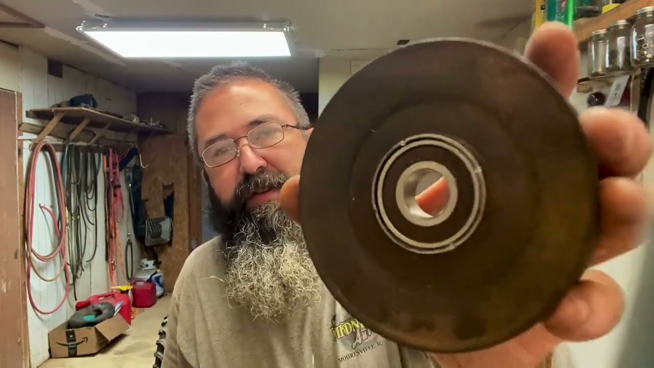 Wheel Horse Mud Mower Clutch pulley hack- for offroad AND workers!