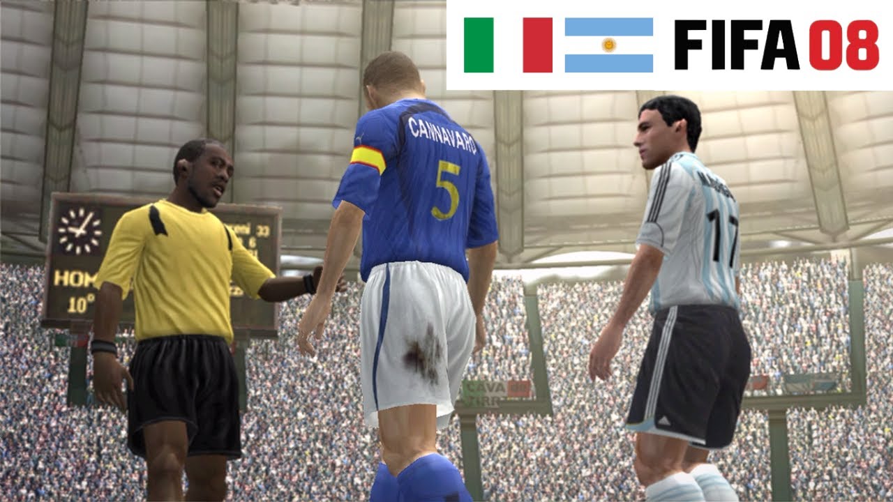 FIFA 08 - Italy x Argentina