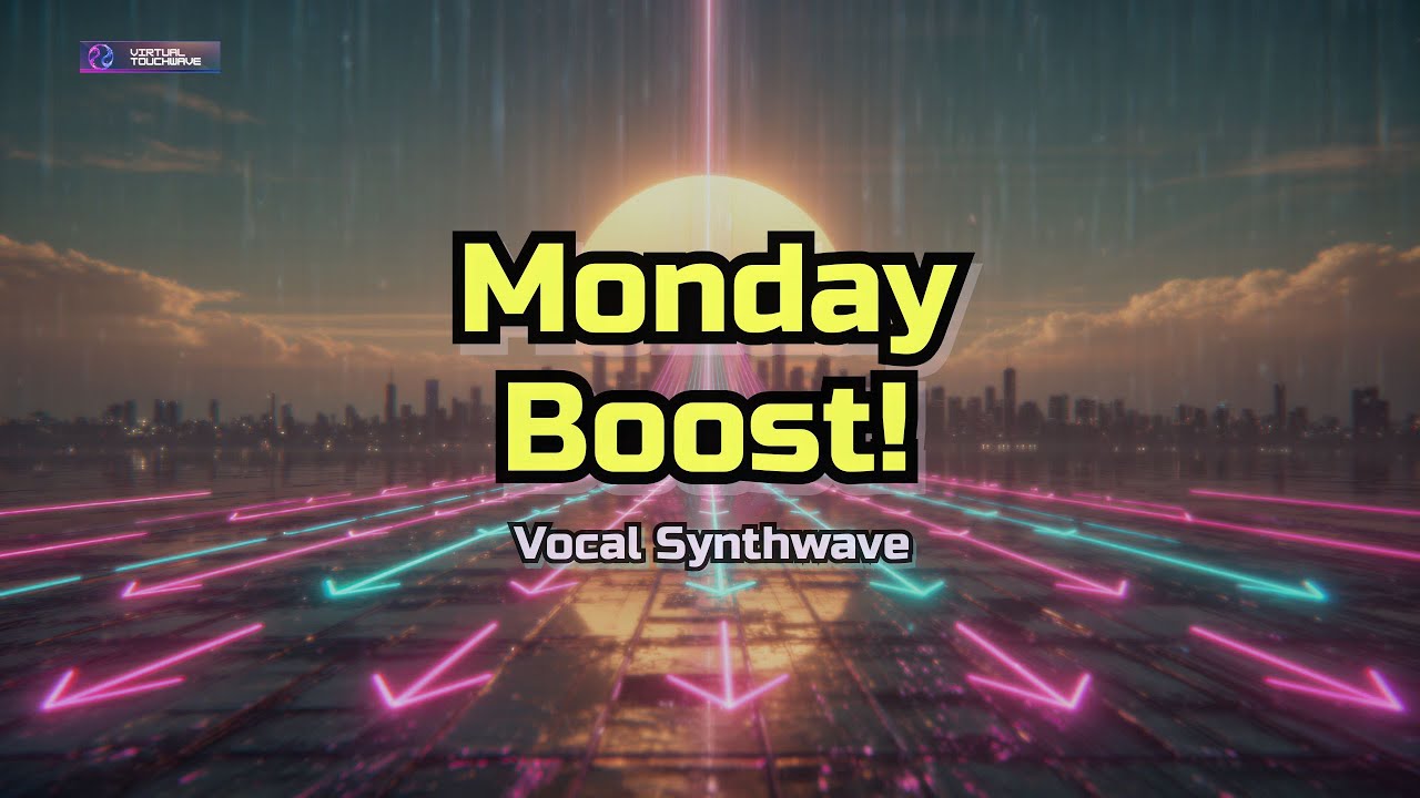 Monday Boost! ⚡ Vocal Synthwave — Neon Arrows to Ignite Your Week