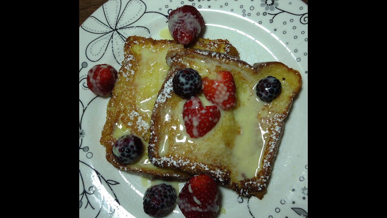 Tostadas Francesas! Perfecto desayuno, postre o lonche.