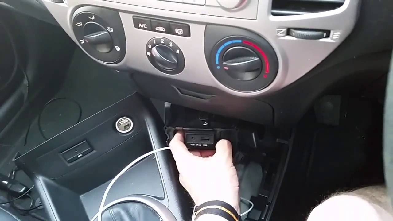 Модернизация/модернизация разъема USB Aux для iPod на Hyundai i20