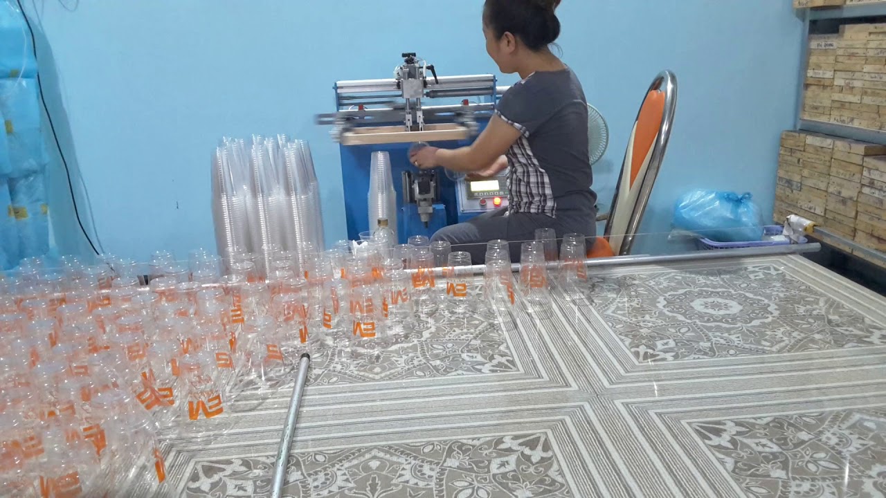 Máy in ly nhựa nhanh nhất Việt Nam | máy in lụa | SĐT: 0903 859 298 ( Mr. Phong )