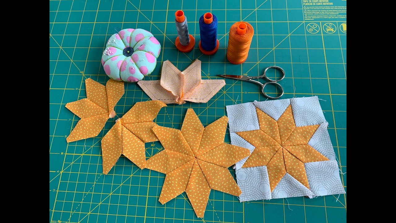Hand Piecing 8 pointed stars by Wendy Welsh of Wendy's Quilts and More