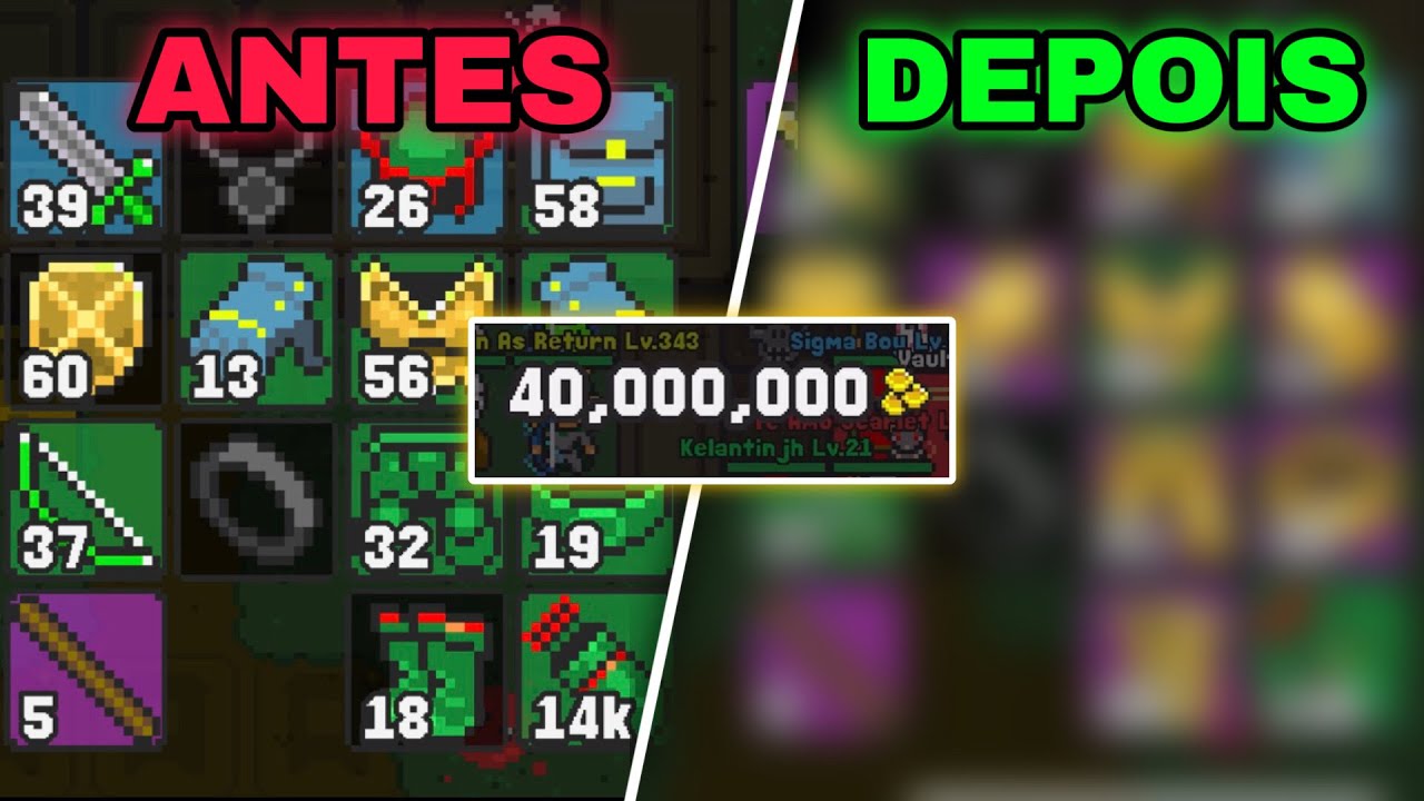 Rucoy Online - Evolução do SET (O PODER de 40kks!!)