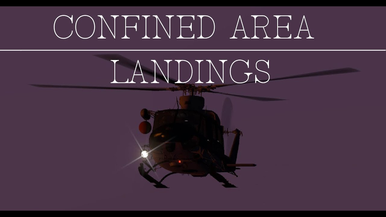 [X-Plane 11] Confined area landings Bell 412