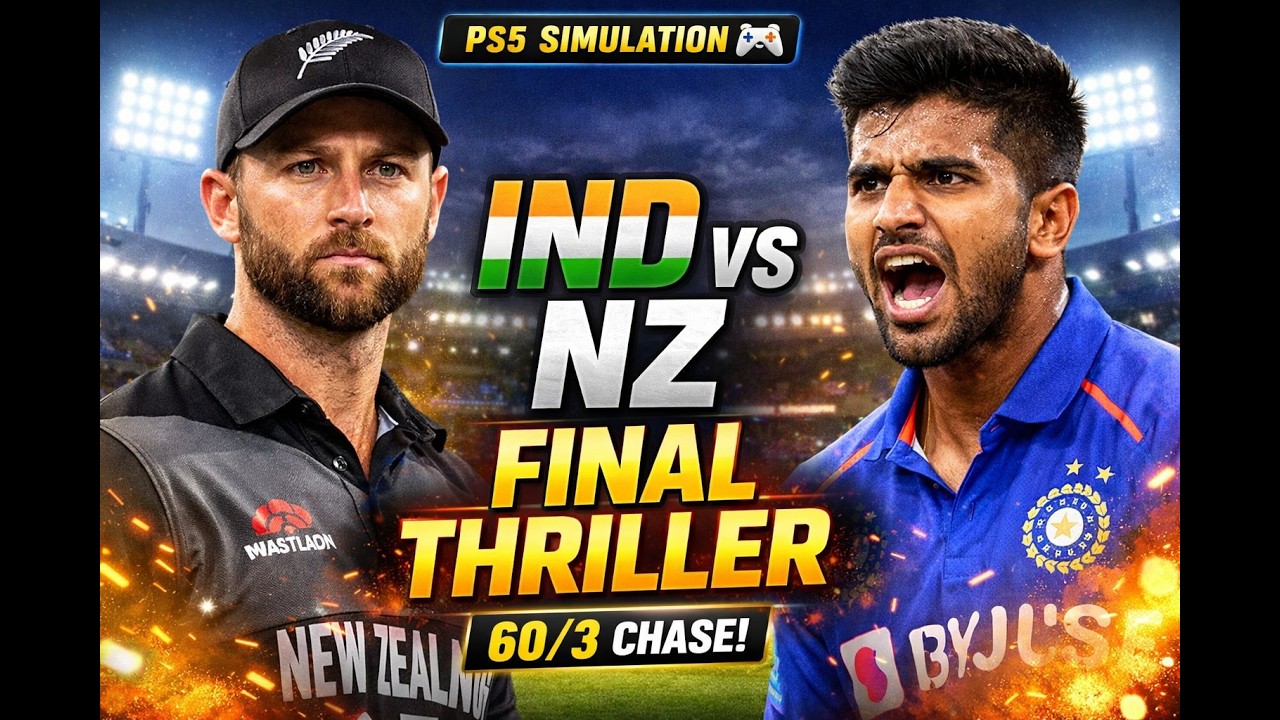 INDIA vs NZ 5-OVER THRILLER🔥| Hardik Pandya Finishes It! | Full Match Highlights