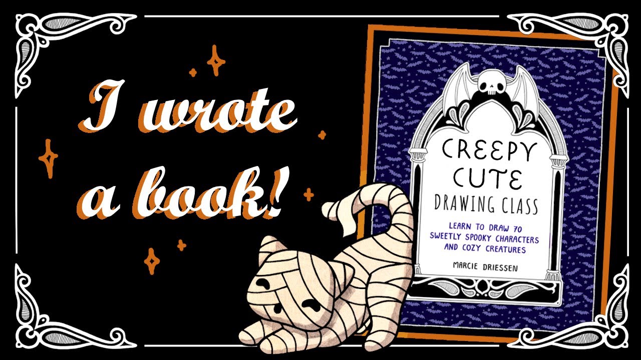 I wrote a book! How I created Creepy Cute Drawing Class