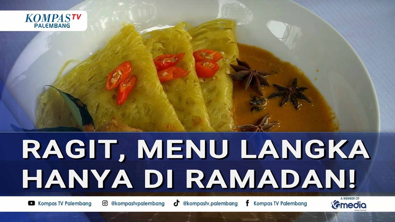 Geliat Ragit, Kudapan Jala Kuah Kari yang Jadi Primadona Buka Puasa di Palembang