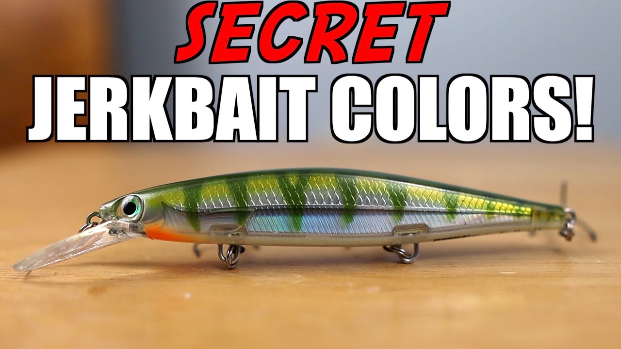 5 Jerkbait Colors You NEED For Spring Bass Fishing Success!