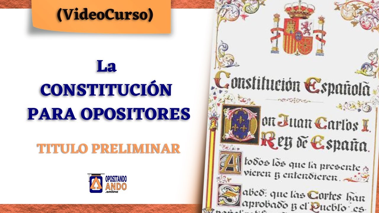 La 📜 𝐂𝐎𝐍𝐒𝐓𝐈𝐓𝐔𝐂𝐈&Oacute;𝐍 para opositores🤓 ◾  𝐓𝐈𝐓𝐔𝐋𝐎 𝐏𝐑𝐄𝐋𝐈𝐌𝐈𝐍𝐀𝐑 (𝘦𝘴𝘲𝘶𝘦𝘮𝘢 𝘥𝘦 𝘳𝘦𝘨𝘢𝘭𝘰 👇 🎁  )
