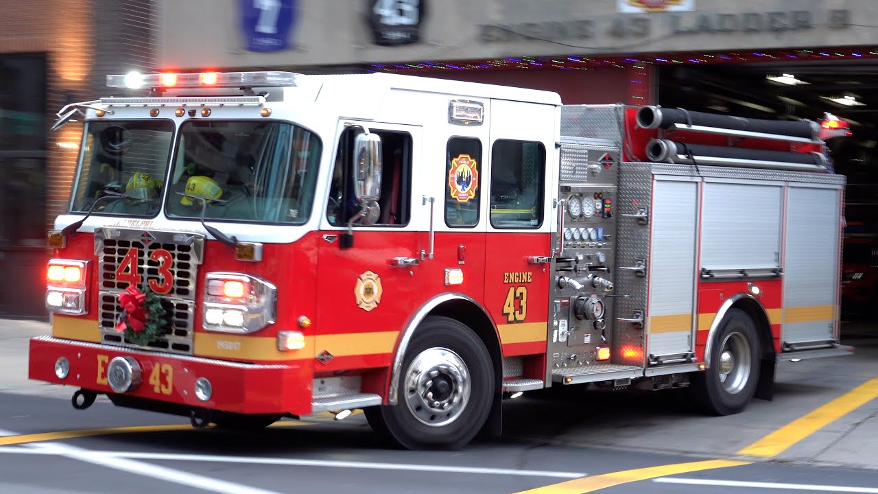 Philadelphia Fire Department Engine 43 & Medic 7 Responding