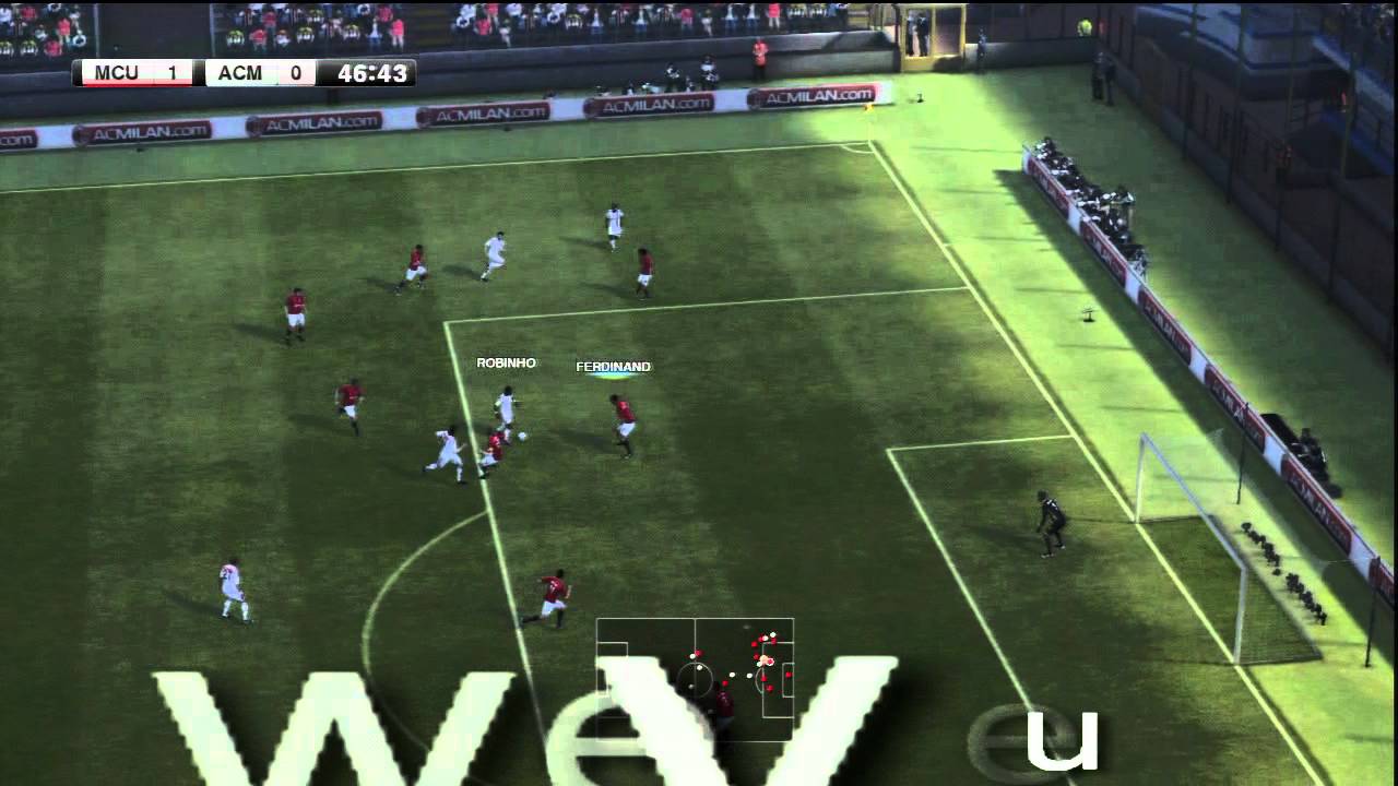 PES 2012 (PS3) Manchester United vs AC Milan