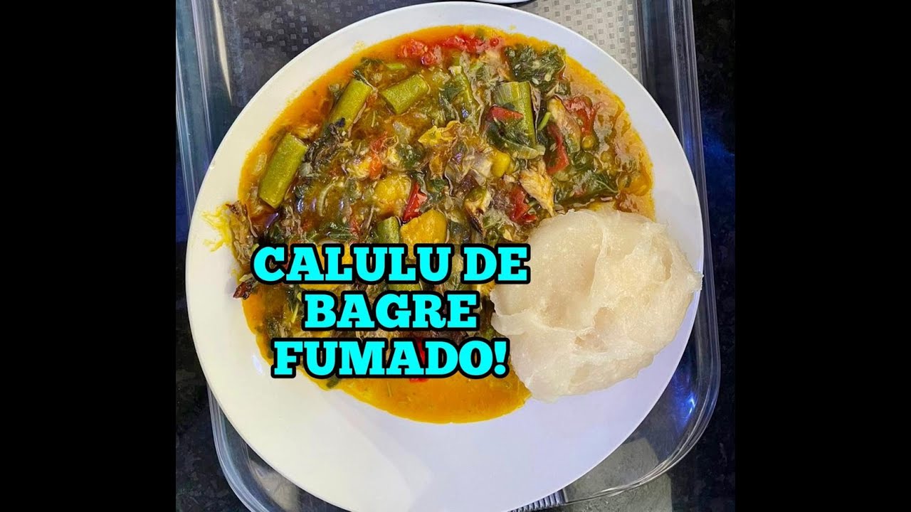 CALULU DE BAGRE FUMADO COM FUNGE DE BOMBO