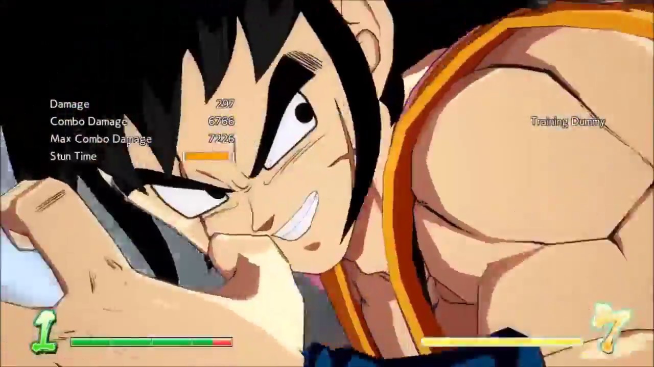 Yamcha loops! wow much damage doge Combo video dragonball fighterZ