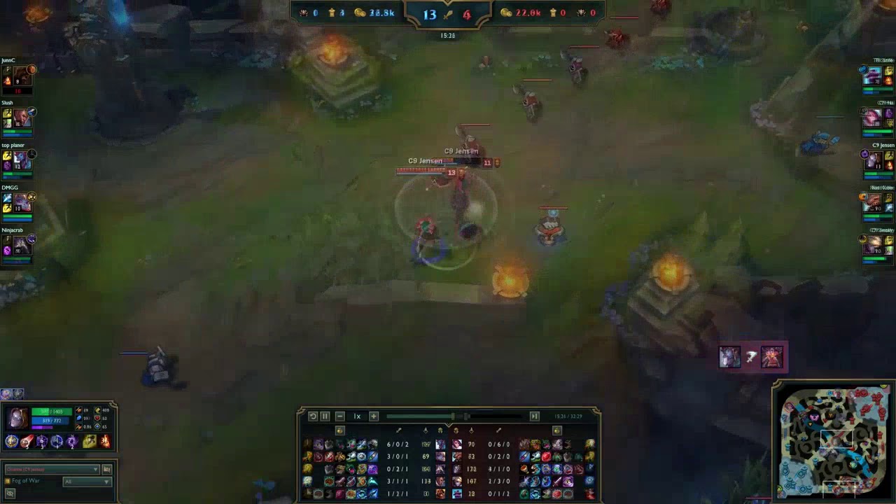 C9 Incarnation Orianna Vs Kassadin Mid Highlights League Of Legends Part 3