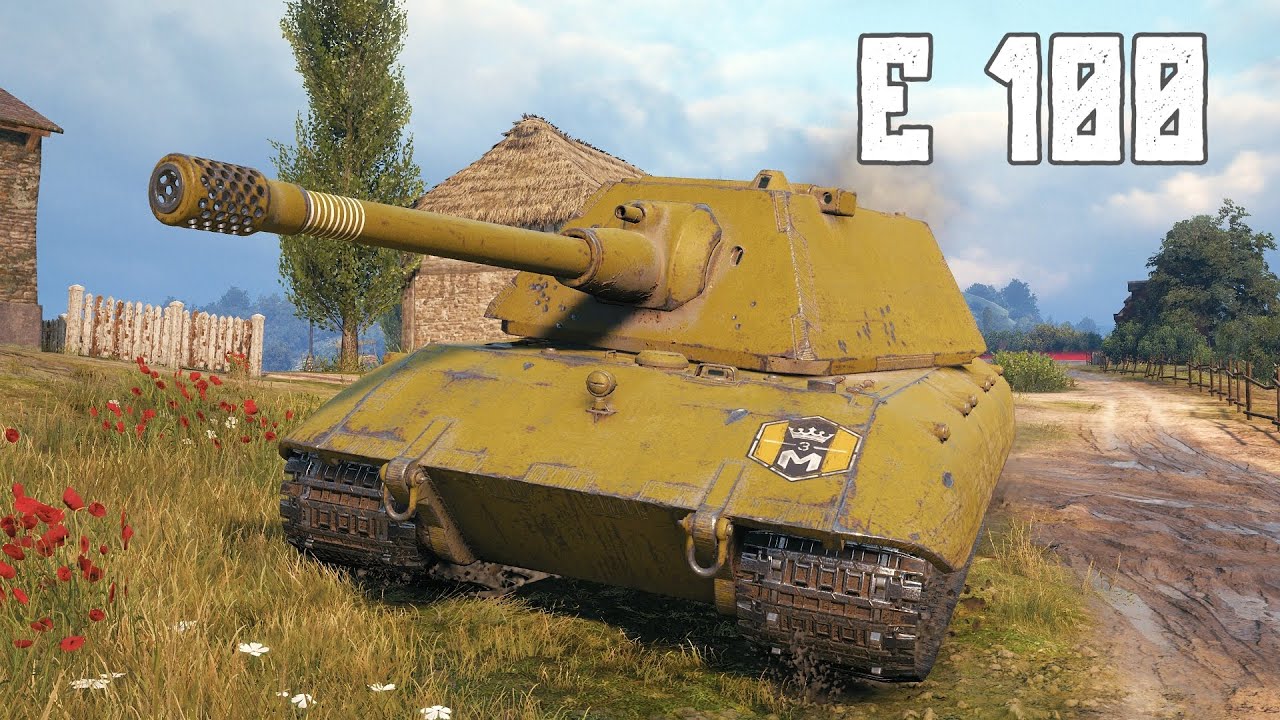 World of Tanks E 100 - Armored Beast on the Battlefield!