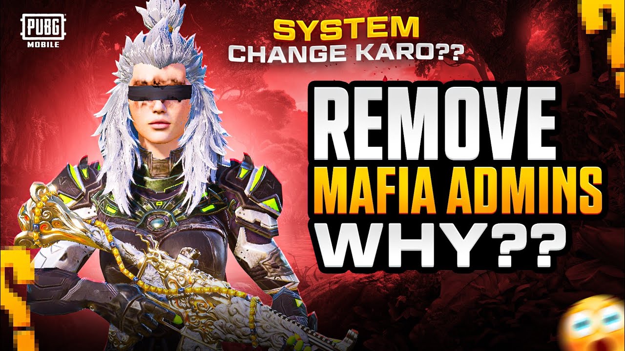 Why Mafia Admins Should Be Removed ? Watch These Proofs !! PUBGM SENSI OP