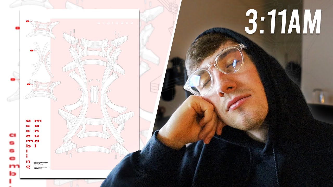 Deadline Week as a Masters of Architecture Student. Full Portfolio Breakdown & vlog