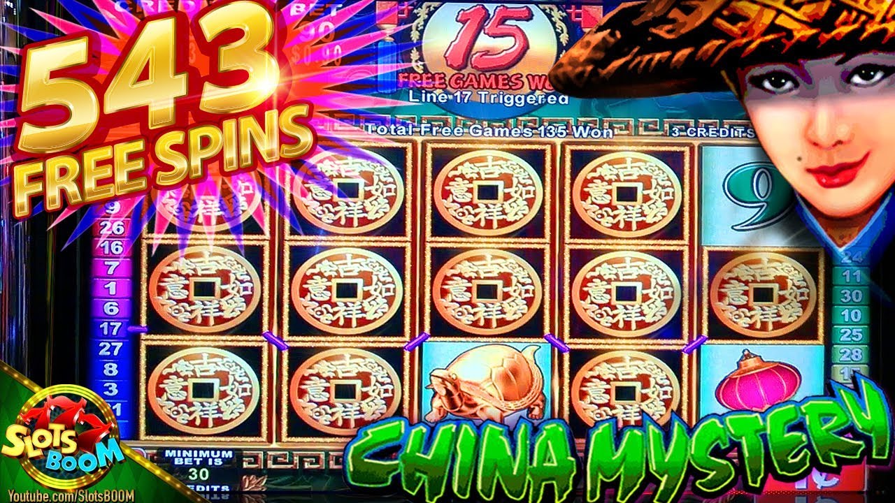 543 FREE SPINS on CHINA MYSTERY BIG WIN!!! 1c Konami Video Slot - BIG WIN on CASINO SLOTS