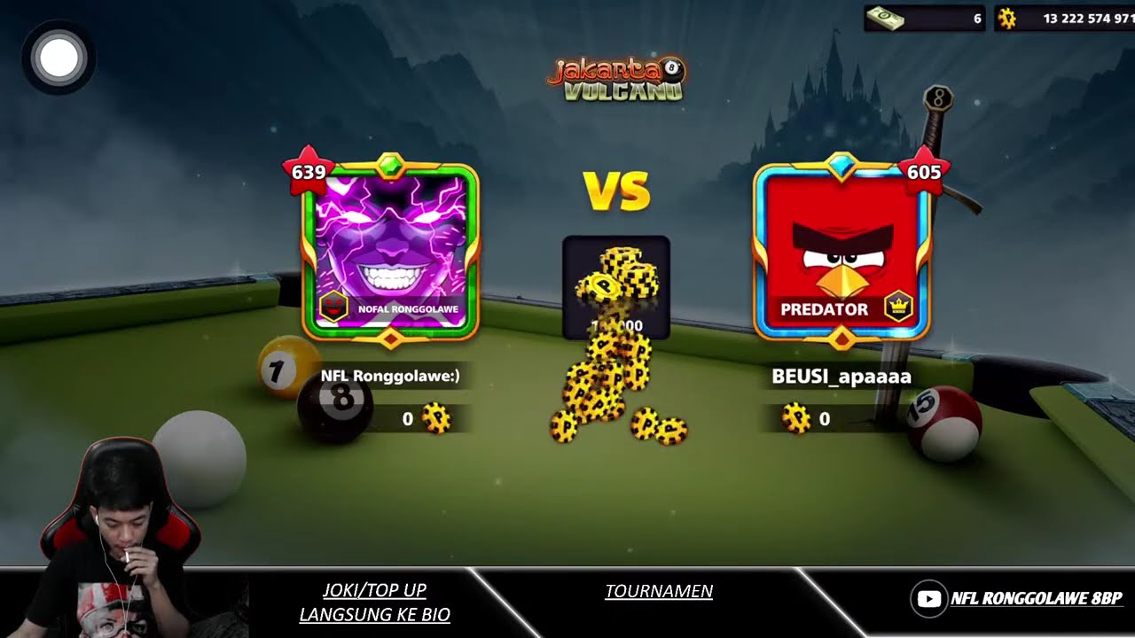 8 Ball Pool TOURNAMEN😨😱