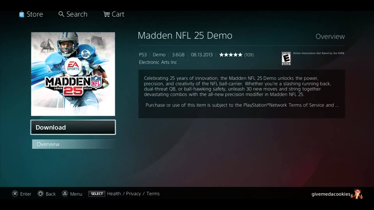 Madden 25 Demo Download PS3 (Live Stream Tonight)