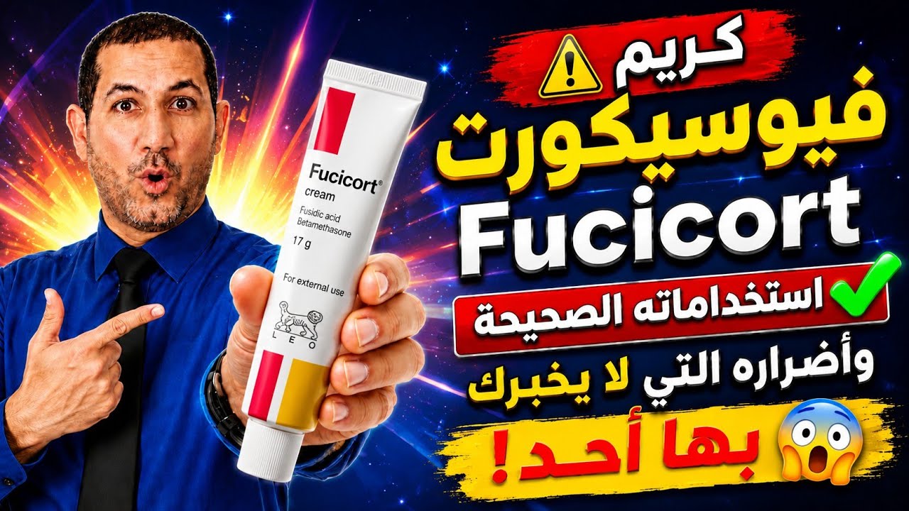 فيوسيكورت كريم استخداماته والآثار الجانبية وموانع استخدامه والحمل والرضاعة والبدائل