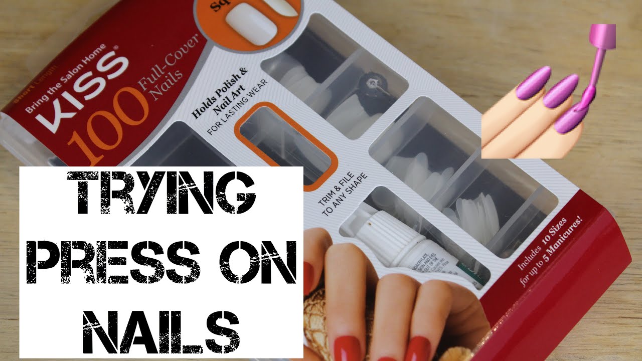 Trying Press On Nails For The First Time! | Fashion Footing
