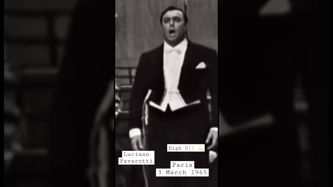 Luciano Pavarotti Thunderous High C in 1965 Live!!!