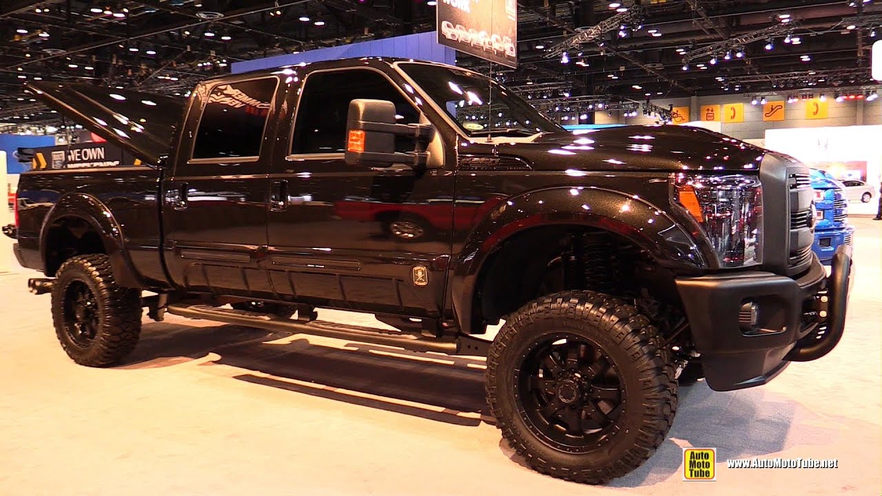 2015 Ford F250 Super Duty Black Ops by Tuscany - Ext, Interior Walkaround - 2015 Chicago Auto Show