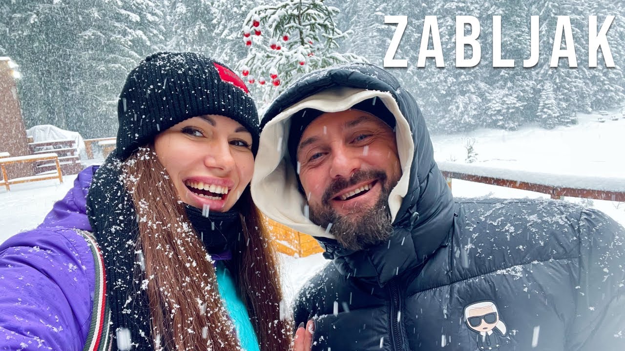 Zabljak in Winter, Montenegro