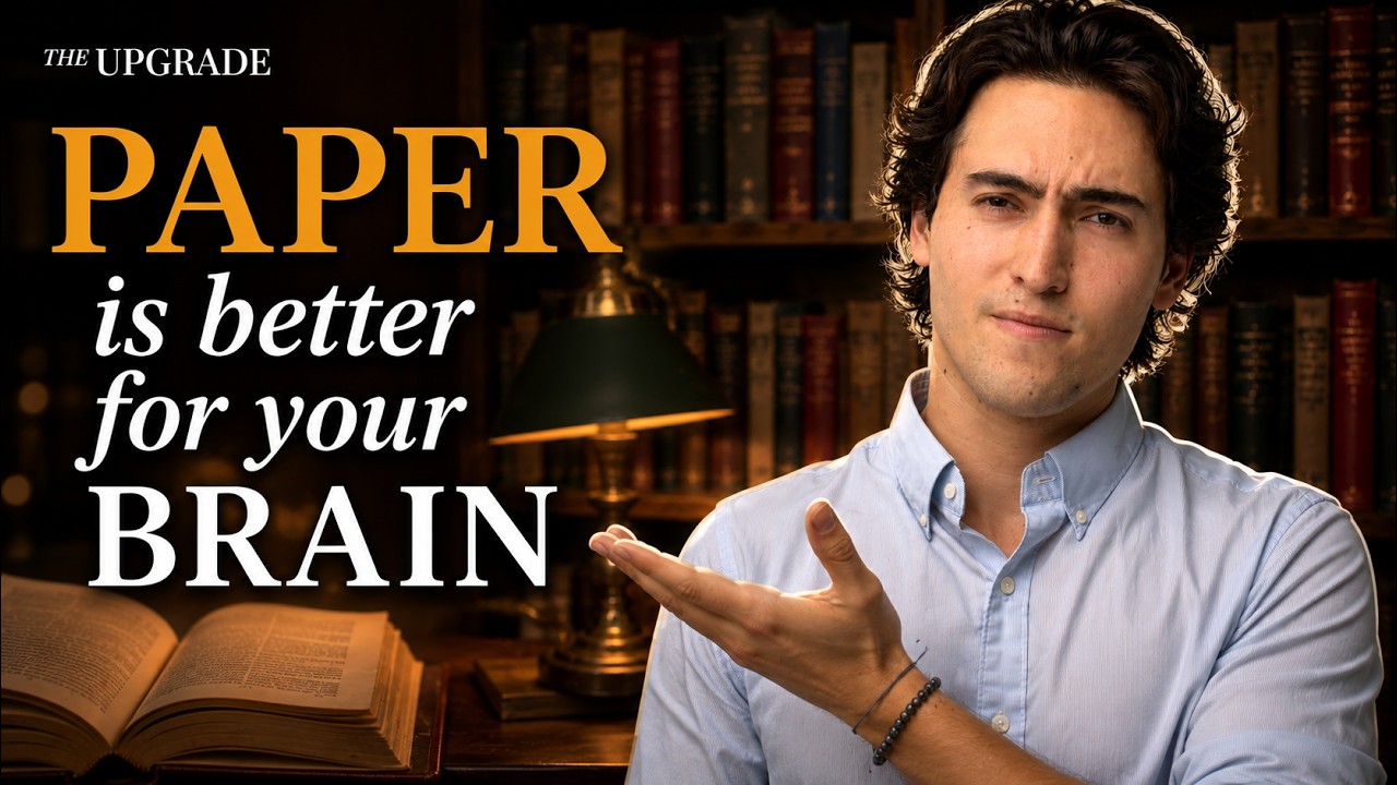 Why Your Brain Learns Better From Paper