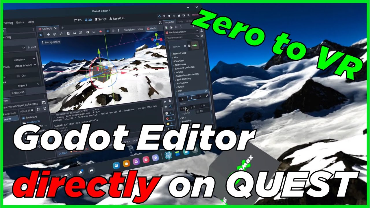 Create VR games on the Meta Quest without a PC