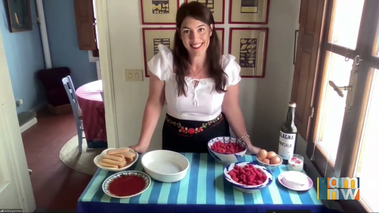 Amber Guinness Makes Raspberry Tiramisu