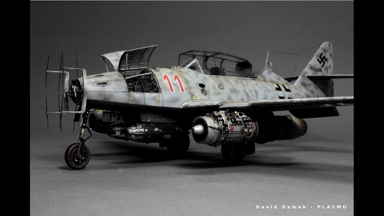 Messerschmitt Me-262 Nightfighter Hobby Boss 1:48 - ww2 aircraft model