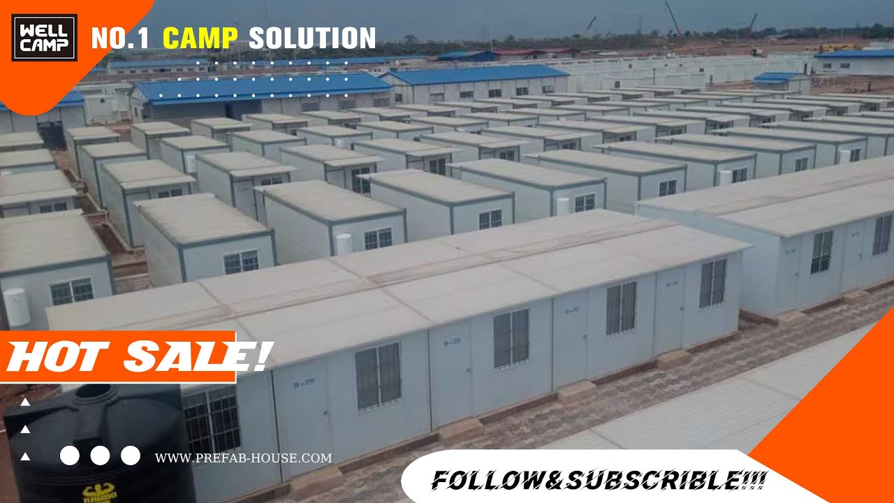 Innovative Prefab Modular Temporary Site Accommodation:  WELLCAMP EXPANDABLE CAMP HOUSE(14M&sup2;）
