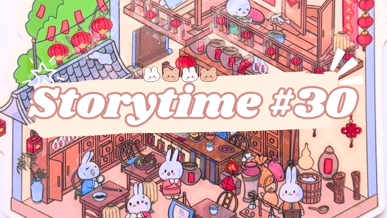 [Storytime] DIY Cute 3D Sticker House Storytime #30 | Extra Long Relaxing Playtime | Asmrestick ✨🐾📖