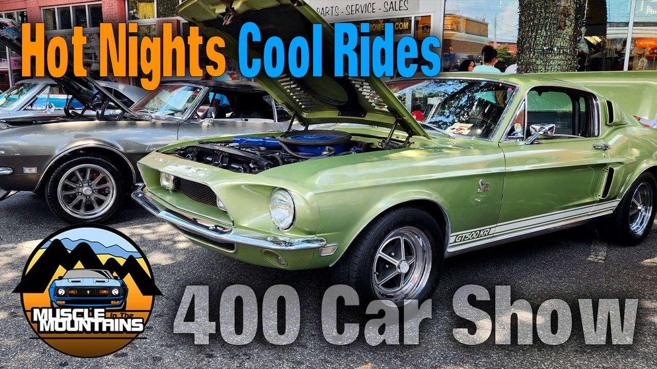 400 Cars in Hot Nights Cool Rides Car Show in Forest City