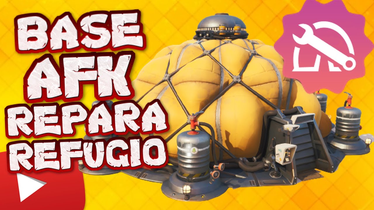 🛠️ Cómo HACER una BASE AFK para REPARA EL REFUGIO en Fortnite Salvar el Mundo.