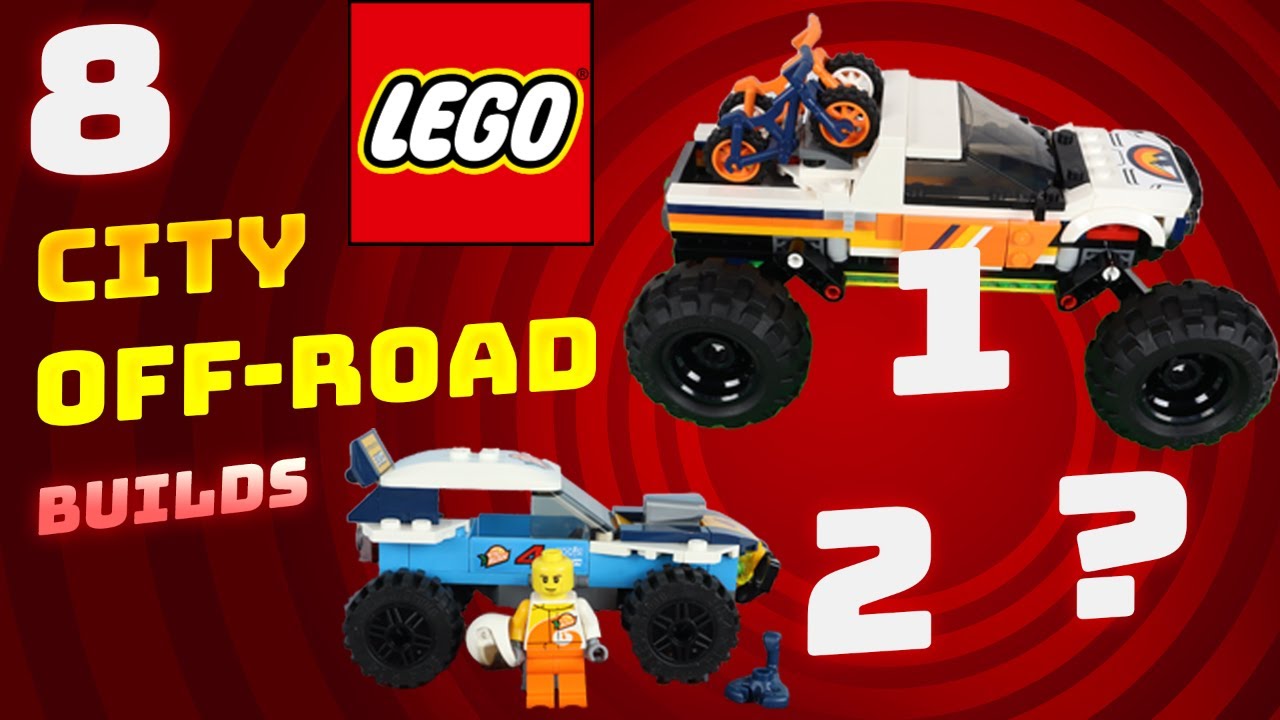 Building 8 Awesome LEGO CITY Off-Road Vehicle Sets!
