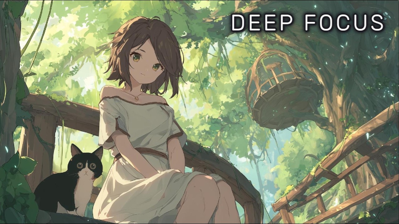 Deep Focus Music for Study & Relaxation (3 Hours) | The Treehouse Where Light Rests