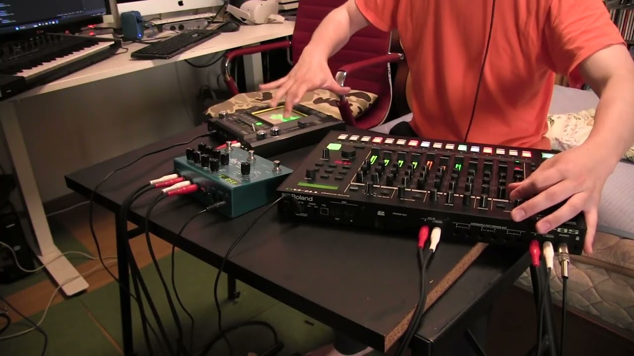 25/07/21 カオシレーターと 演奏してみた Roland TR-8S タッチパネルだから表現できるノリを目指す