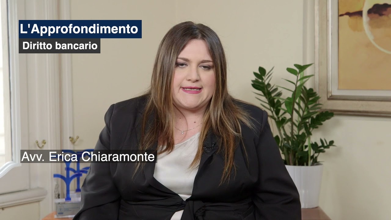 Avv  Erica Chiaramonte: Diritto bancario 