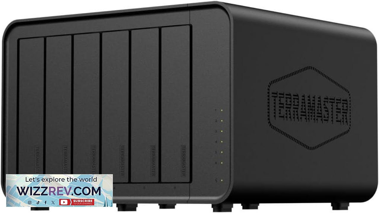 Сетевое хранилище TERRAMASTER F6 424 NAS, 6 отсеков, четырехъядерный процессор N95, 8 ГБ оператив...