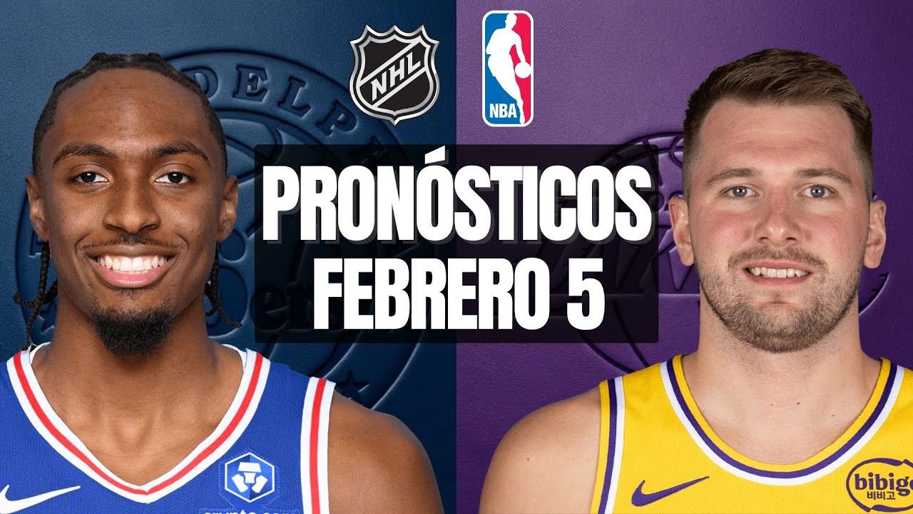 🔥PRONÓSTICOS DE LA NBA Y LA NHL PARA HOY 5 DE FEBRERO🔥