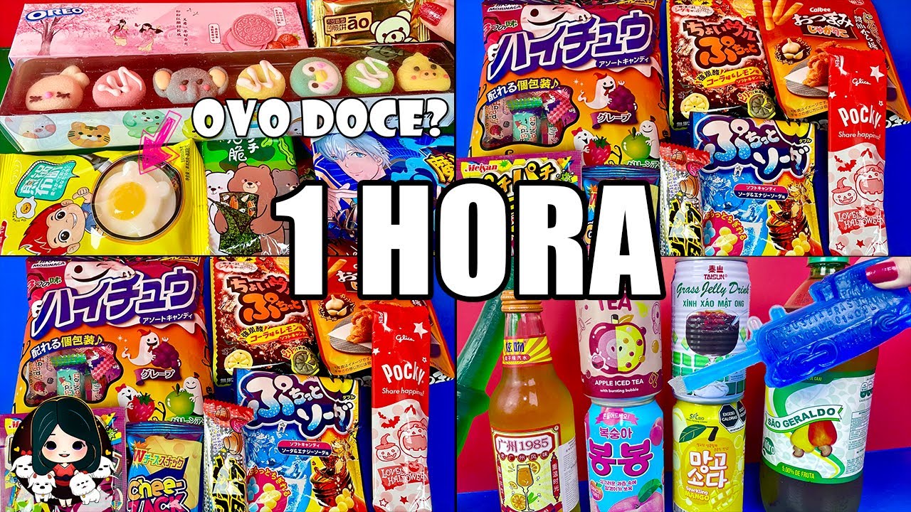 OVO DOCE, Pedra De CHOCOLATE, Bala FANTASMA, Suquinho Da Vovó Experimentando