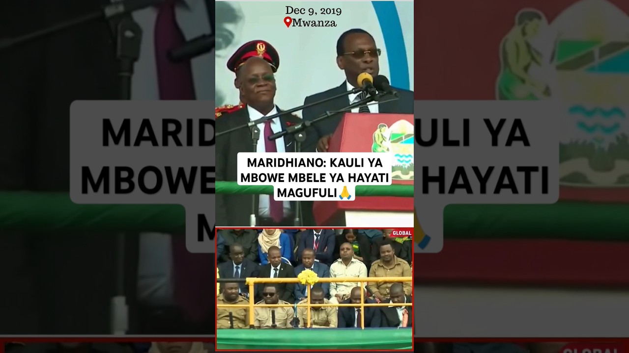 MARIDHIANO: KAULI YA MBOWE MBELE YA HAYATI MAGUFULI🙏 #breaking #mbowe #magufuli #globaltv