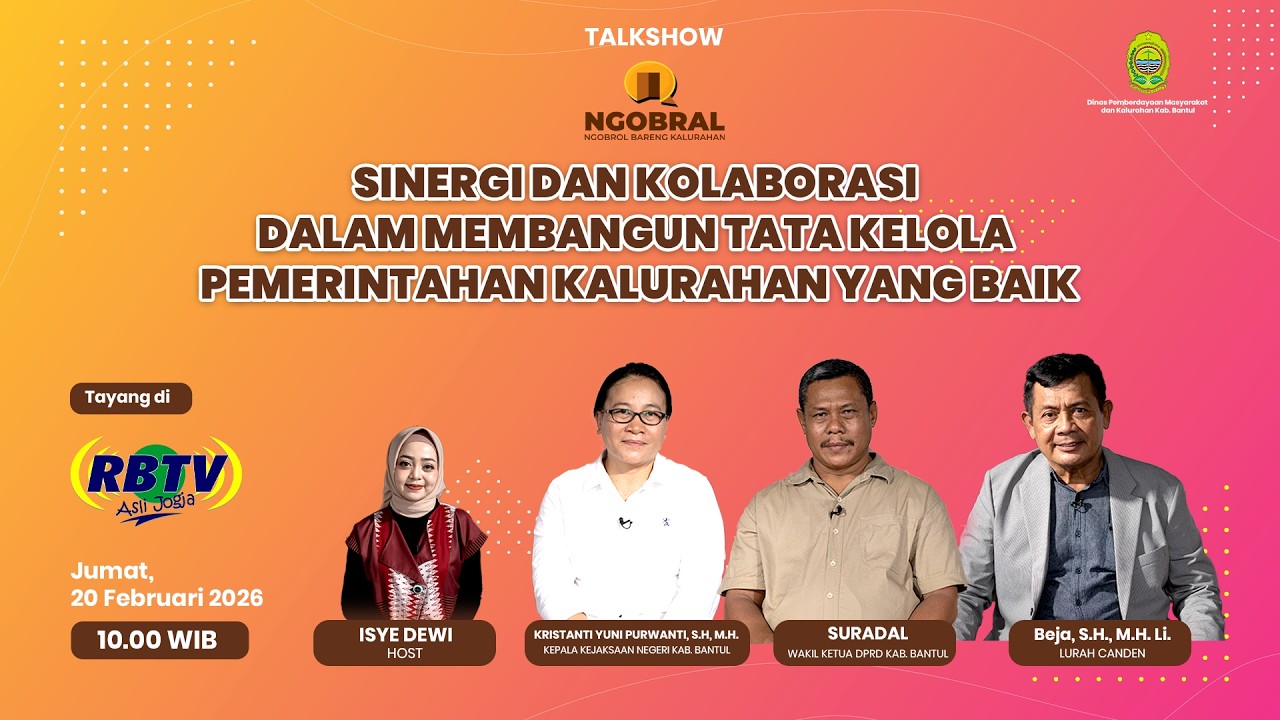 NGOBRAL (NGOBROL BARENG KALURAHAN)  || 20 FEBRUARI 2026